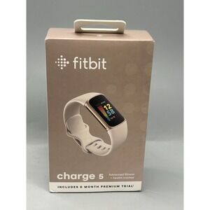 Fitbit Charge 5 Fitness Tracker - Soft Gold - Sealed